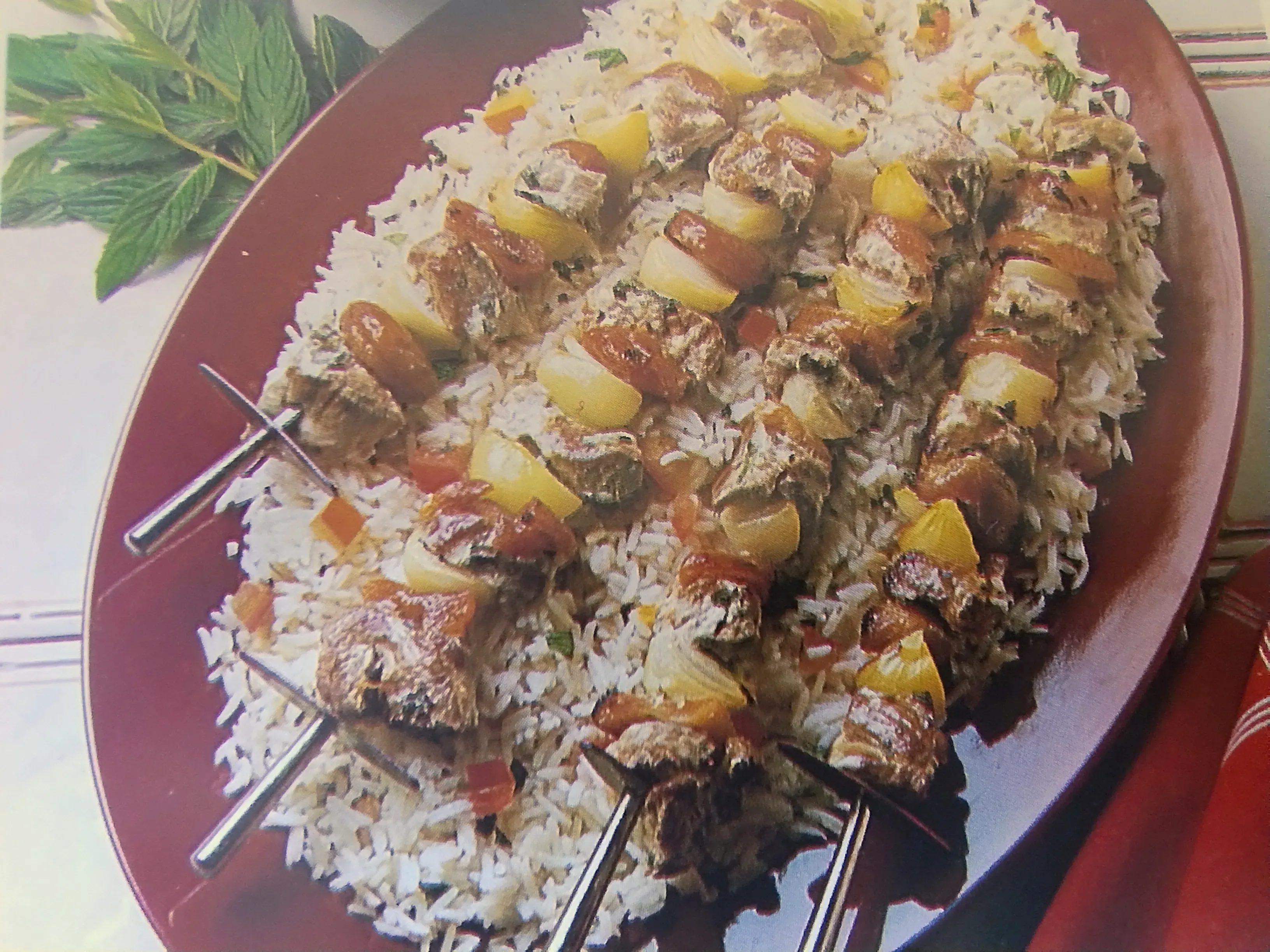 espetinhos de carne